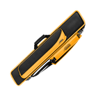 Black and Yellow Roadline Soft Pool Cue Case with Predator Logo on the Strap
