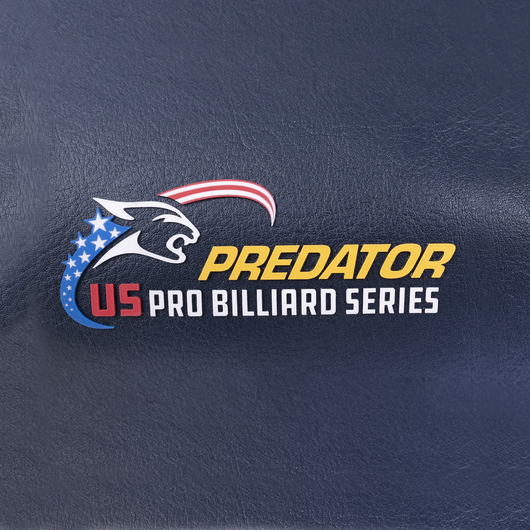 Logo of the Predator US Pro Billiard Series on a dark blue background.