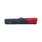 Navy blue and red pool cue case with Predator US PRO BILLIARD SERIES logo