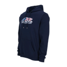 Navy blue hoodie with United States flag Predator logo