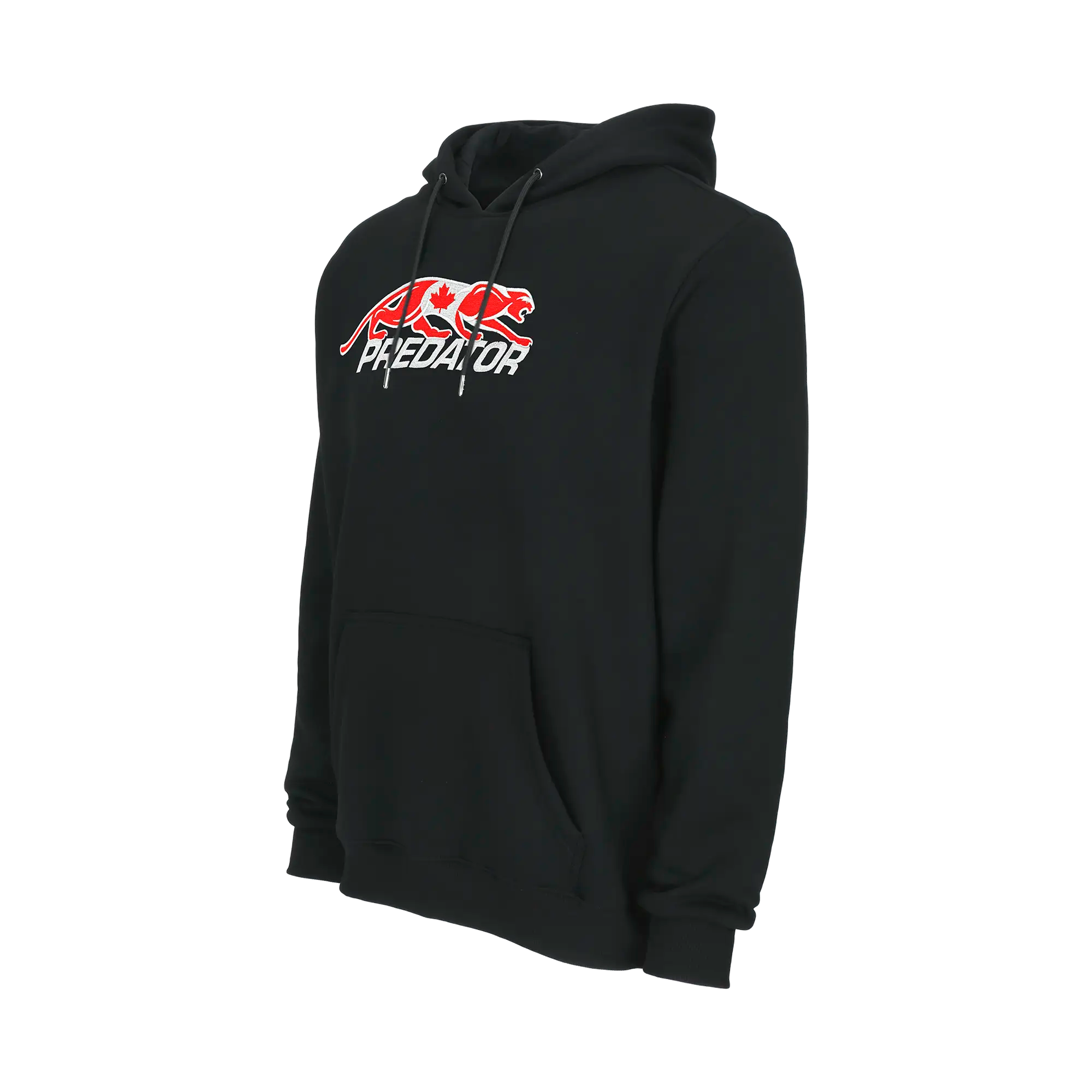 Black hoodie with Canadian flag Predator logo