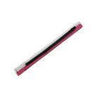 Back of Predator Hard Pool Cue Case - White Pink - 1 Butt x 1 Shaft at 30 degree angle