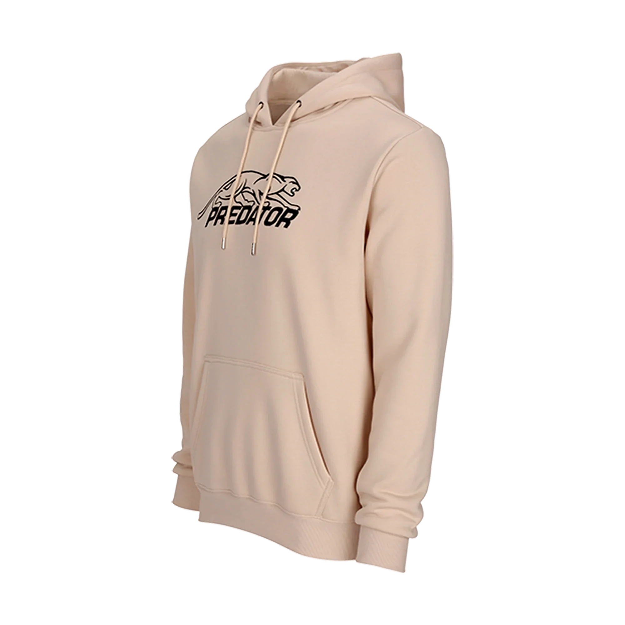Ivory hoodie with black Predator logo