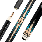 Black and Blue Virtuoso Carom Cue with Logo