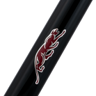 Black and Red Virtuoso Carom Cue Forearm with Logo