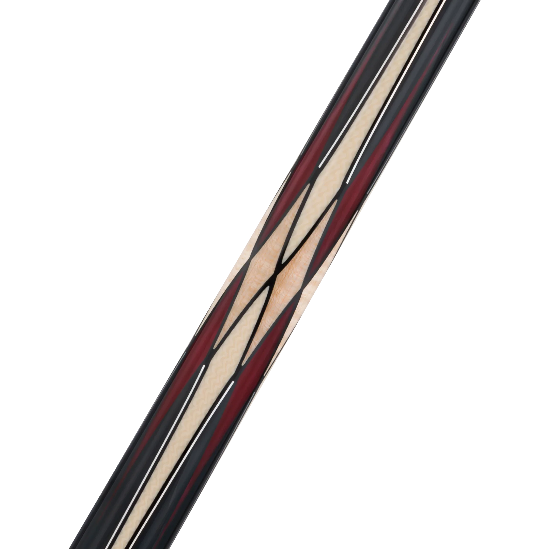 Black and Red Virtuoso Carom Cue Forearm