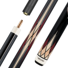 Black and Red Virtuoso Carom Cue with Logo