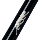 Cocobolo and Blue Virtuoso Carom Cue Forearm with Logo