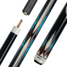 Cocobolo and Blue Virtuoso Carom Cue with Logo