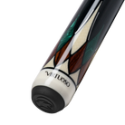 Cocobolo and Green Virtuoso Carom Cue Butt