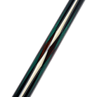 Cocobolo and Green Virtuoso Carom Cue Forearm
