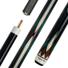 Cocobolo and Green Virtuoso Carom Cue with Logo
