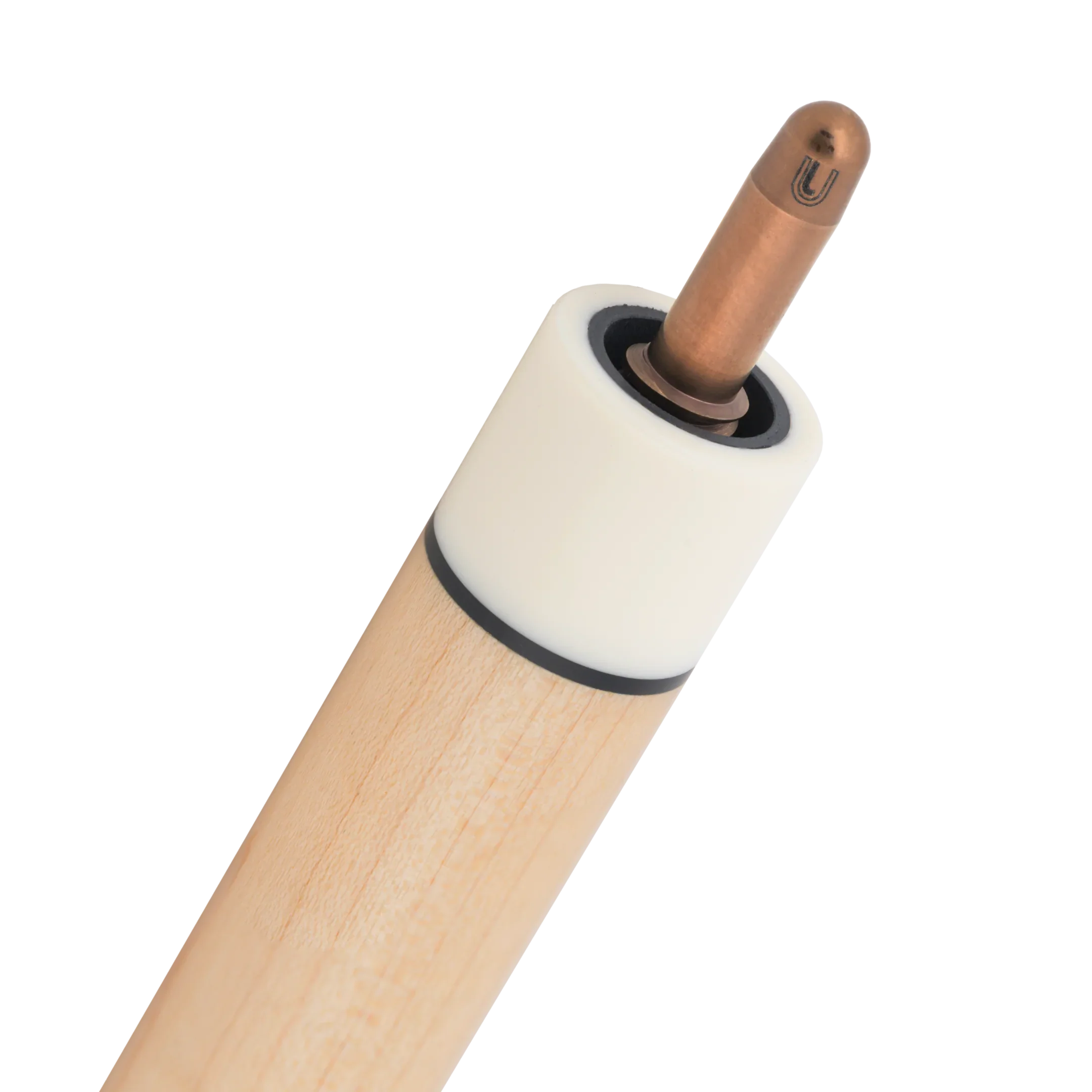 Maple and Pink Virtuoso Carom Cue Uni-Loc Pin