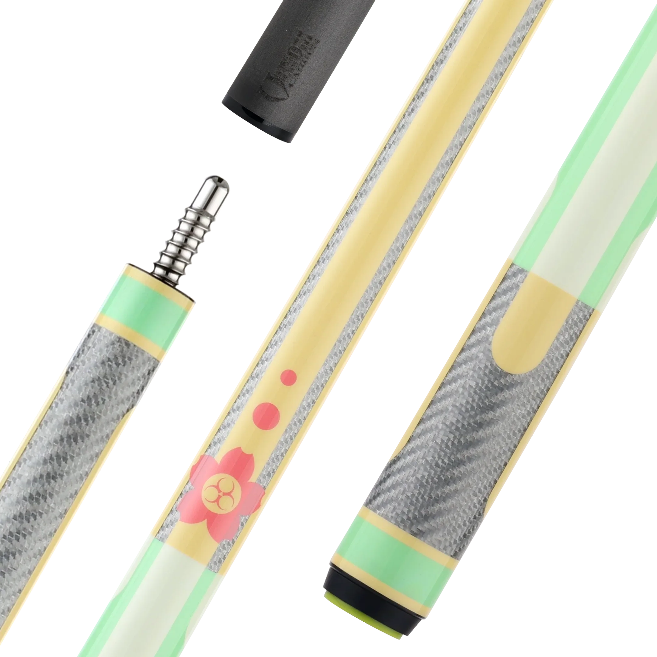 POISON Candy green and peach design