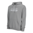 Grey hoodie with white Predator logo