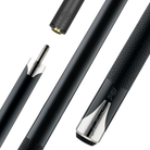 P3 black pool cue luxe leather wrap with logo