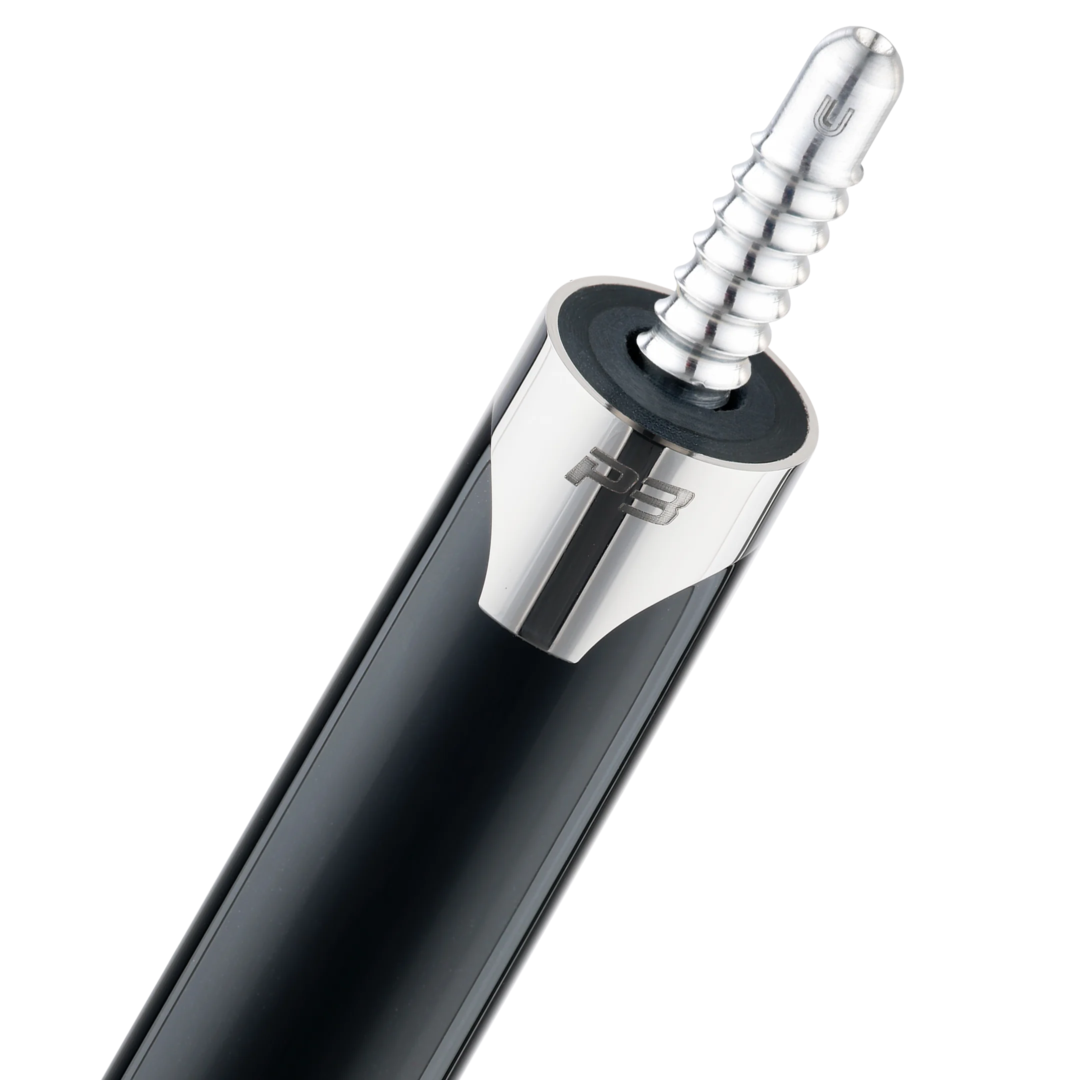 Predator P3 Black Leather Luxe Wrap Pool Cue Radial Pin