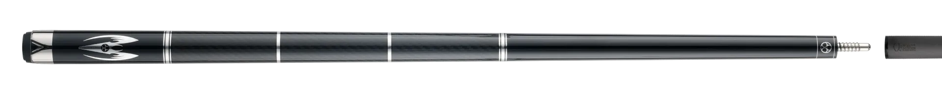 POISON Maelith black and black no wrap Cue Stick Paired with Carbon Fiber Shaft 