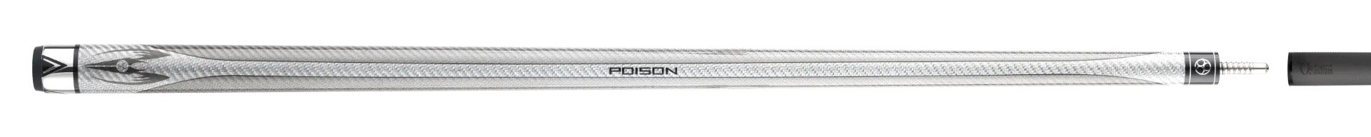 POISON Maelith dark grey and grey Cue Stick Paired with Carbon Fiber Shaft 