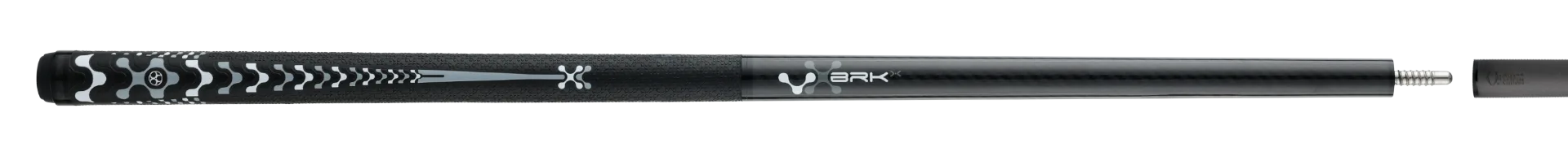 POISON BRKX black and grey Cue Stick Paired with Carbon Fiber Shaft 
