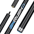 BKRush Break Cue Black No Wrap Logo