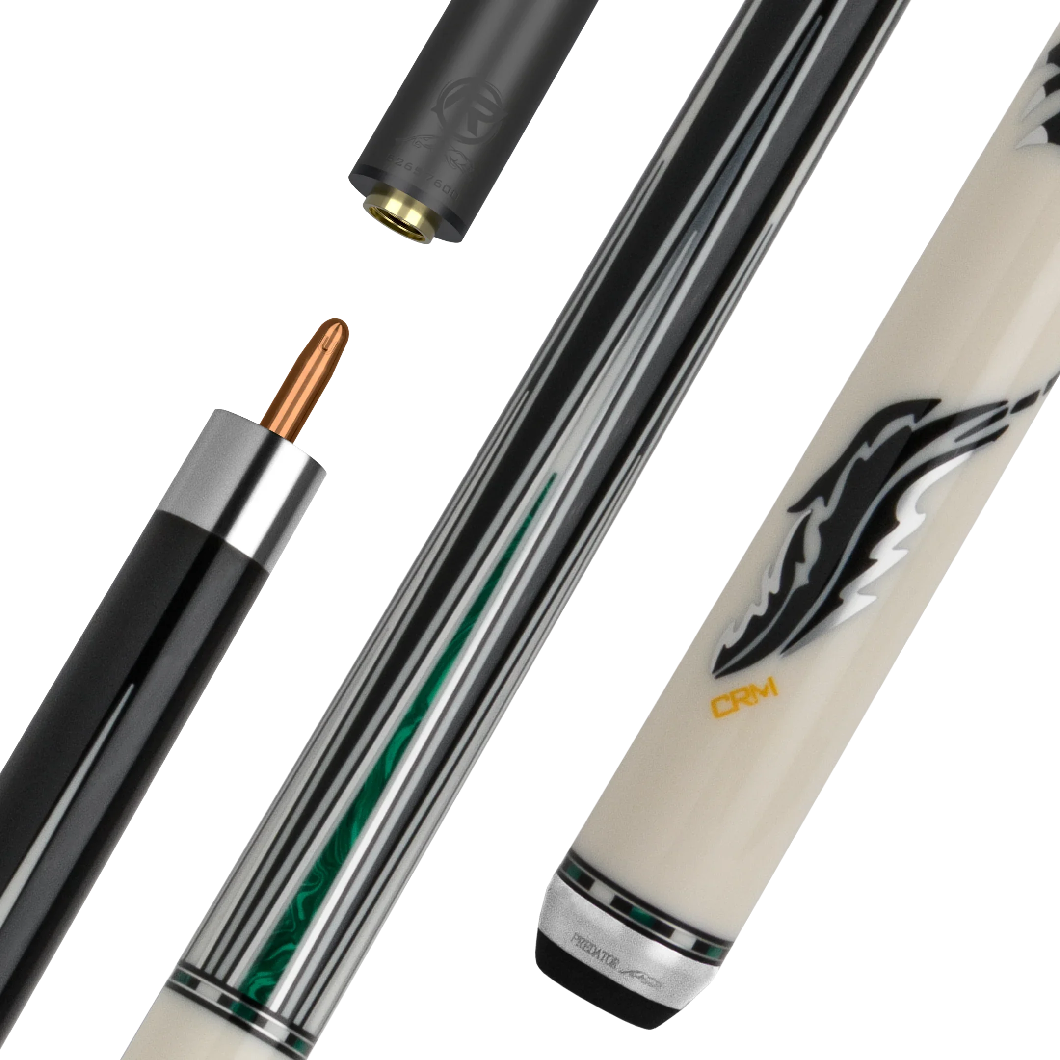 Limited Edition Green Dragon1 Carom Cue with Shaft Design