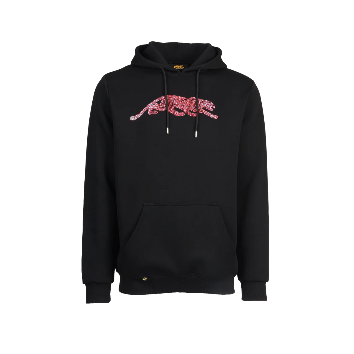 Champion Shine Hoodie Black with Pink Panther Front