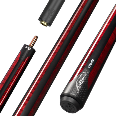 P3 carom cue ds burgundy carbon