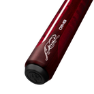 P3 carom cue burgundy rosewood butt