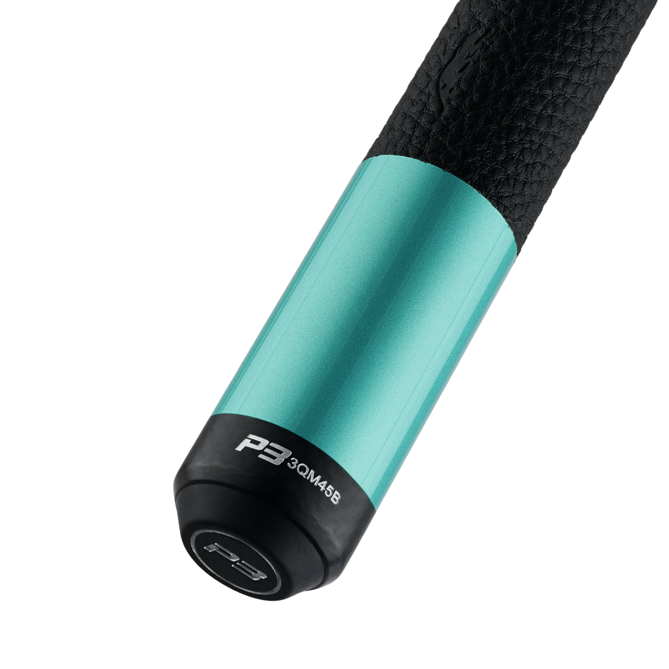Predator P3 Teal Leather Luxe Wrap Pool Cue Butt With Logo