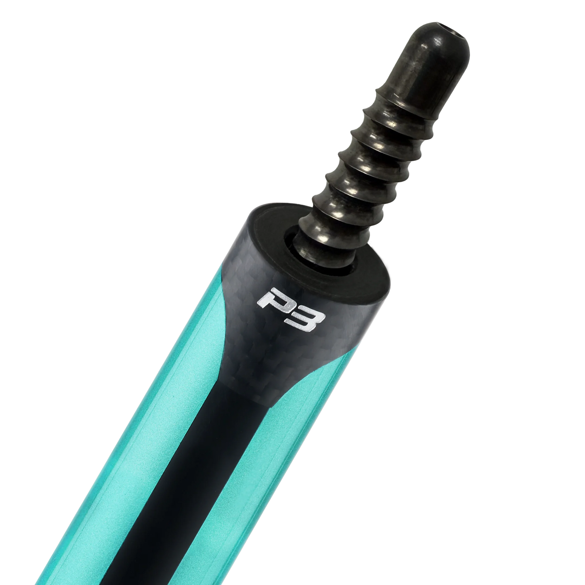 Predator P3 Painted Teal Leather Luxe Wrap Pool Cue Radial Pin