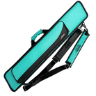 Roadline Soft Teal Pool Cue 4x8 Case With Straps