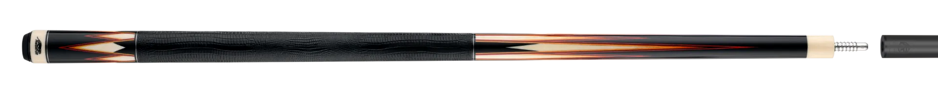 Limited Edition TS16 Pool Cue Red and Orange Cue Stick Paired with Carbon Fiber Shaft 