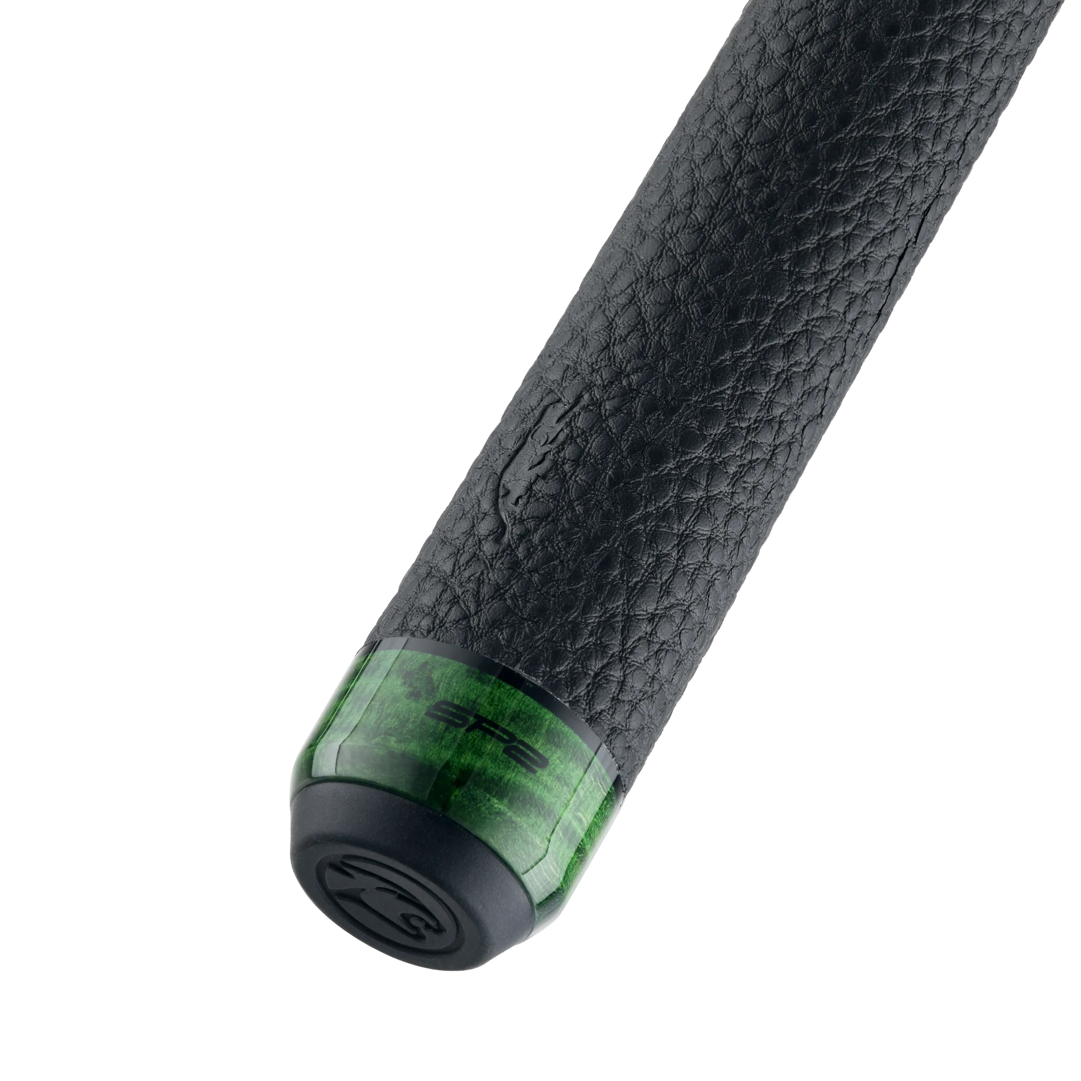 SP2 Green Stained 2 Pool Cue Butt with Brand Mark