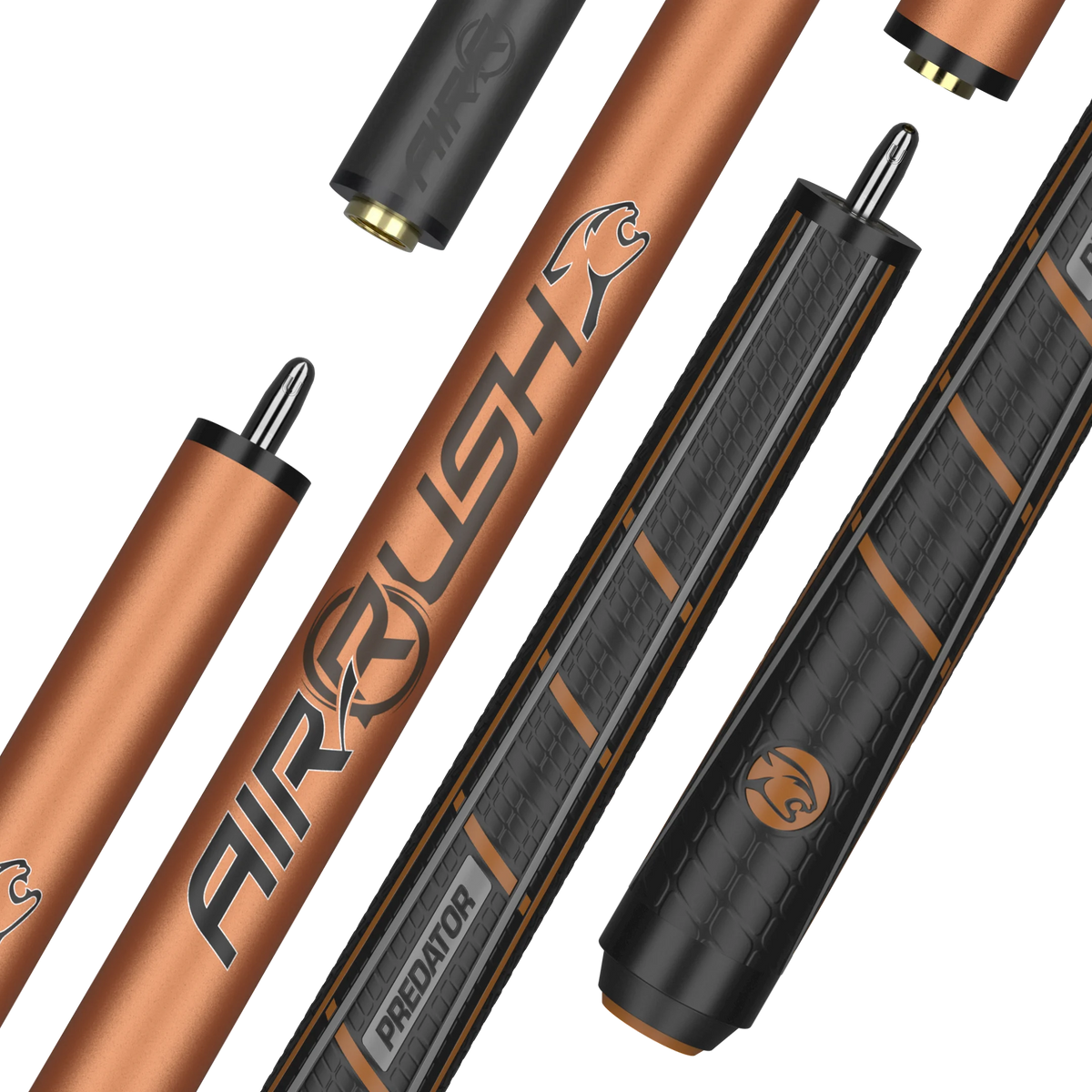 Predator Air Rush Tiger Eye Sport Wrap Professional Jump Cue
