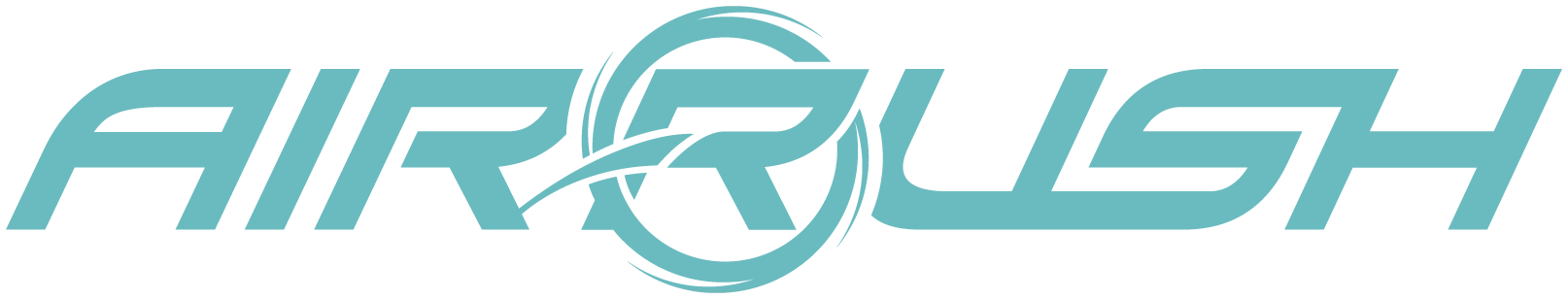 Air Rush Light Teal Logo