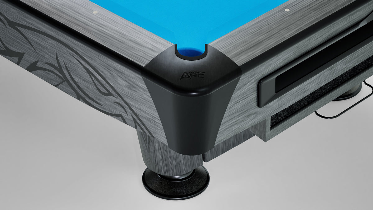 Arc table grey and black