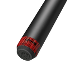Predator SP2 Carom Cue Tembaga Butt Black CRM logo on red