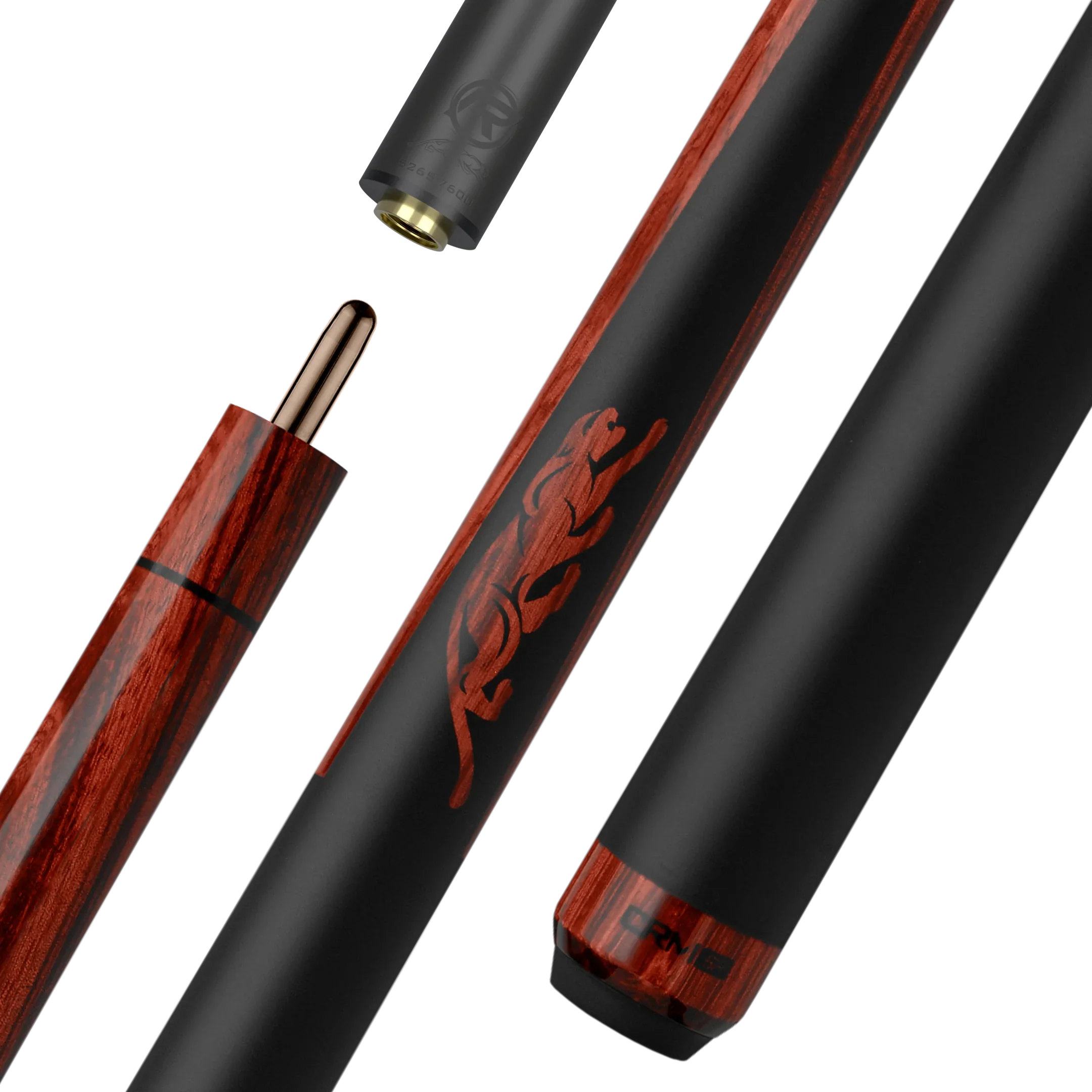 Predator SP2 Carom Cue Tembaga Red Logo