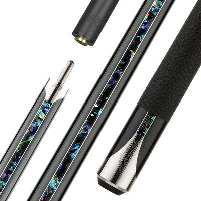 P3 Galaxy Professional Pool Cue Luxe Leather Wrap