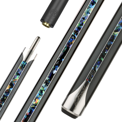 P3 Galaxy pool cue no wrap closeup
