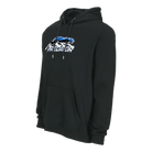 Black hoodie with Estonia flag Predator logo