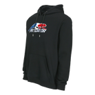Black hoodie with France flag Predator logo against a white background.