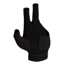 Black glove on a white background.