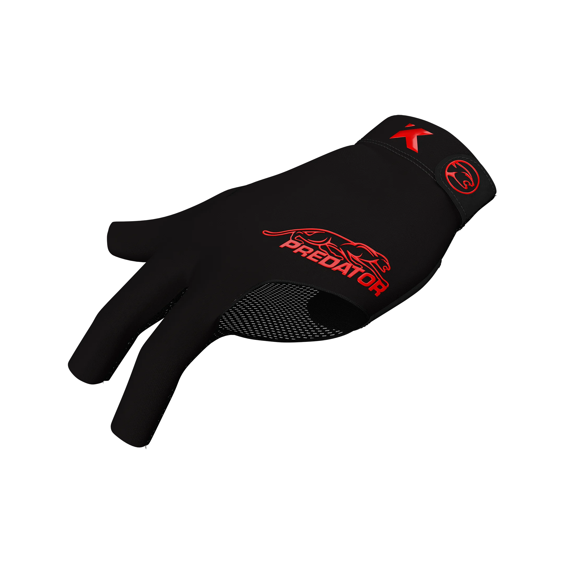 Black and Red Predator Second Skin Billiard Glove Kristina Tkach 