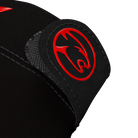 Black and Red Predator Second Skin Billiard Glove Kristina Tkach Wrist Closure
