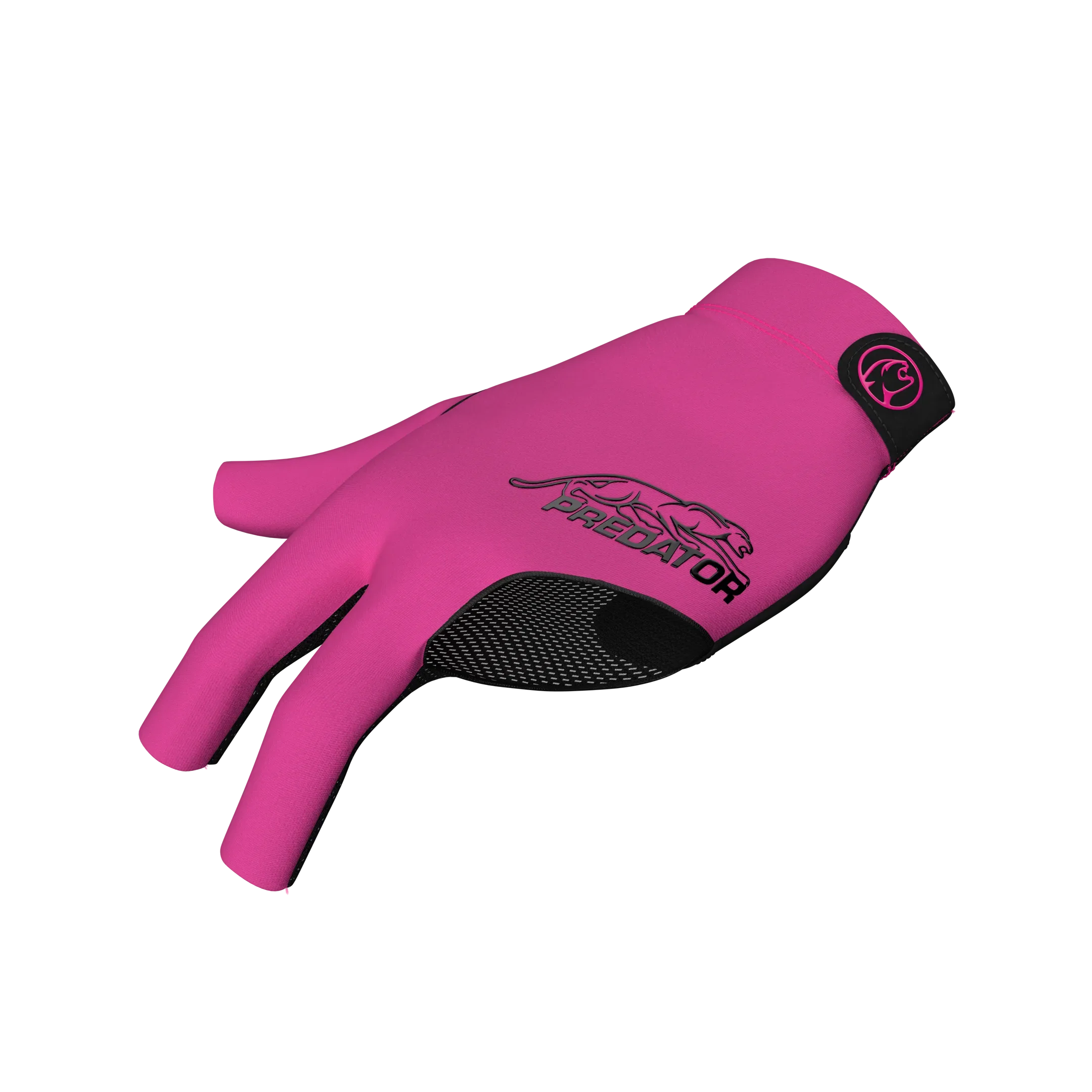 Pink glove with black Predator logo
