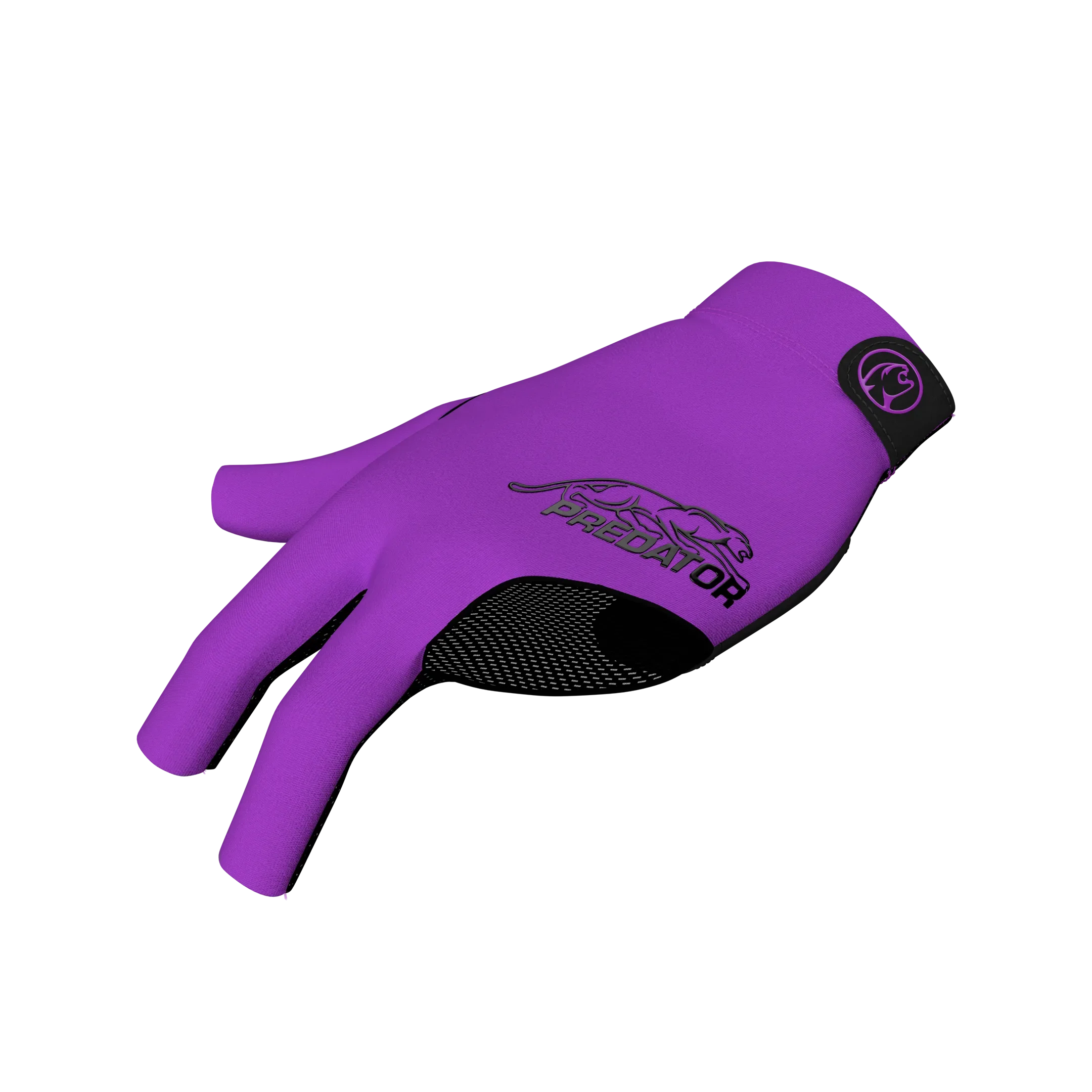 Purple glove with black Predator logo