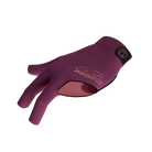 Purple glove with pink Predator logo left hand