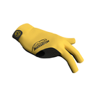 Yellow glove with black Predator logo right hand
